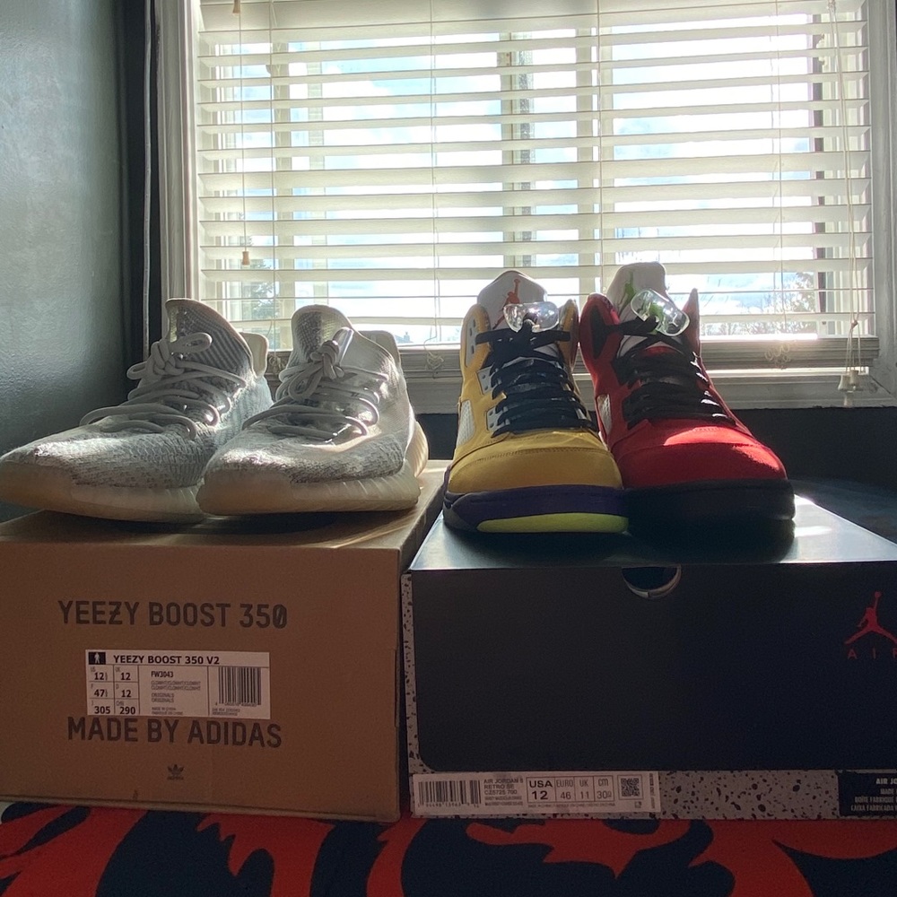 Air Jordan 5 Retro SE/Yeezy boost 350 V2